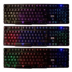 NYK Keyboard Gaming K-02 Full Backlight - Hitam