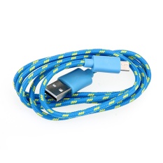 Nylon Dikepang Micro USB Data & Charging Cable untuk Samsung S7Lumia 730 HTC BARU-Internasional
