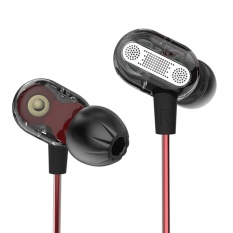 Oanda Dual Driver Earphone KZ ZSE Double Dinamis HIFI Audio Kebisingan Isolasi dengan Deep Bass (Tidak Ada MIC) -Intl