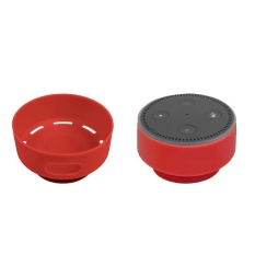 Oanda Casing Silikon untuk Amazon Echo Echo Dot 2 echo 2nd Generasi DIY Protable Pelindung Case Penutup Kulit dengan Cangkir Penyedot Dasar untuk Amazon Echo Dot-Intl