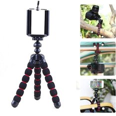 Octopus Stand Tripod Mount + Phone Holder untuk IPhone Ponsel Digital Camera Chic-Intl