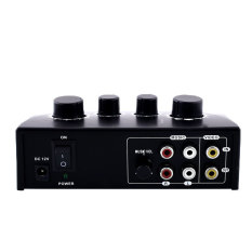 OEM Karaoke Echo Mixer Karaoke Sound Mixer Black PC AmplifierKaraoke System - intl