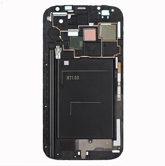 OEM LCD Display Frame untuk Samsung Galaxy Note 2 II N7100-Intl