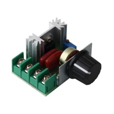 Oh 220 V 2000 Watt Tegangan Air 4 Penumpang Mobil SCR Termostat Pengatur Peredupan Lampu Dim