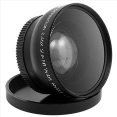 Oh 52 Mm 0,45 X Sudut Lebar Lensa Makro untuk Nikon D3200 D3100 D5200 D5100