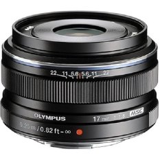 Olympus Lensa Kamera Micro fourd third M Zuiko ED 17mm f/1.8 - Hitam