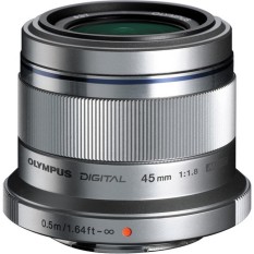 Olympus M.Zuiko Digital ED 45mm f/1.8 Lens - Silver
