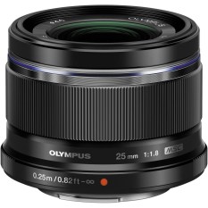 Olympus M. ZUIKO DIGITAL 25mm F/1.8 Lens Black