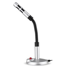 Omni-Directional Condenser Microphone 3.5mm Jack Recording Mic for Video Chat Gaming Meeting - intl