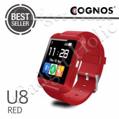 Onix Cognos Smartwatch U Watch U8 - Merah (TERMASUK BOX)