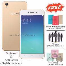 Oppo A37 - Brighten Your Selfie - Ram 2GB - Rom 16GB - 4G - Gold