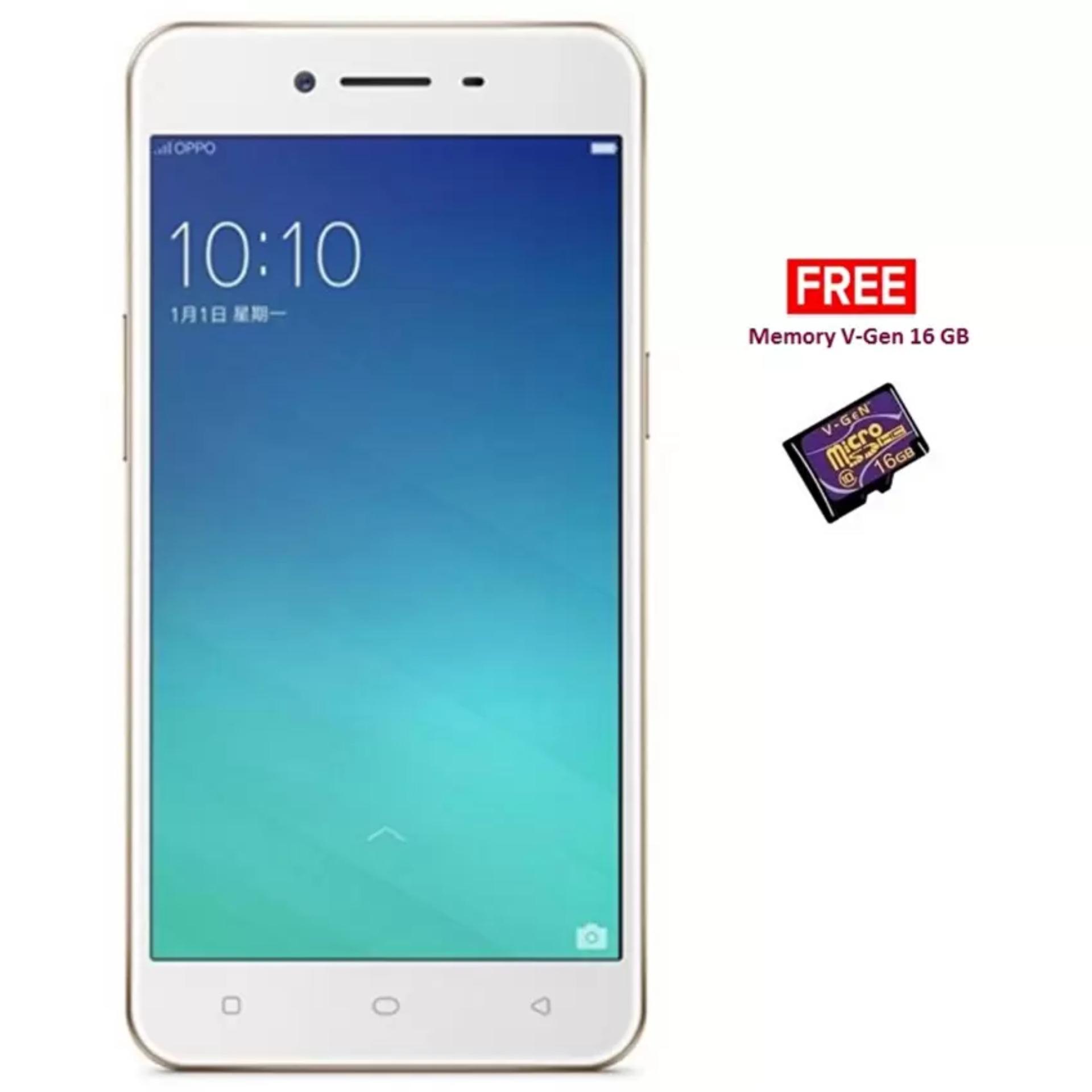 OPPO A37 Smartphone/Gold 4G - 16 GB - 2GB RAM - Free Memory 16 GB 