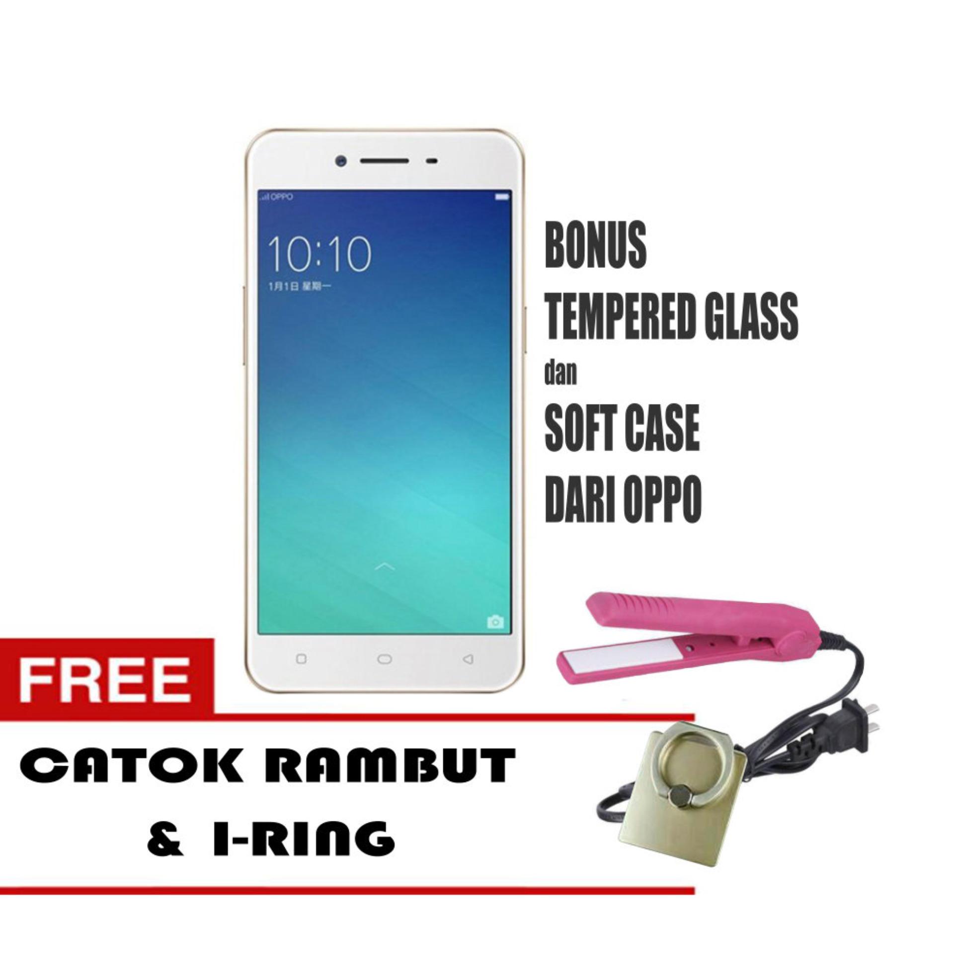 Oppo A37Gold Garansi Resmi Free Catok Rambut Mini+I-Ring