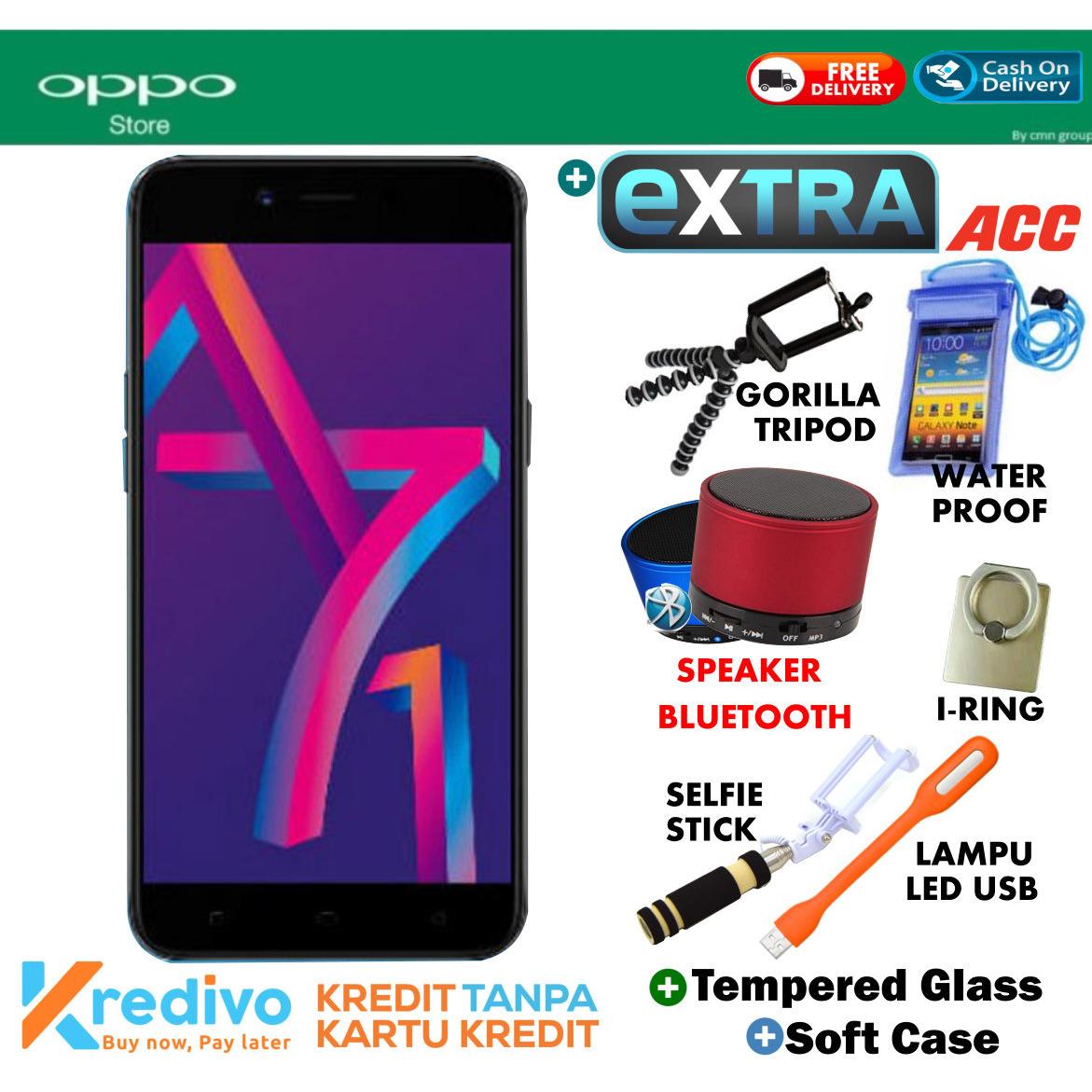   Oppo A71 2/16 GB Black Plus Ekstra Menariik Cash Dan Kredit Tanpa Kartu Kredit