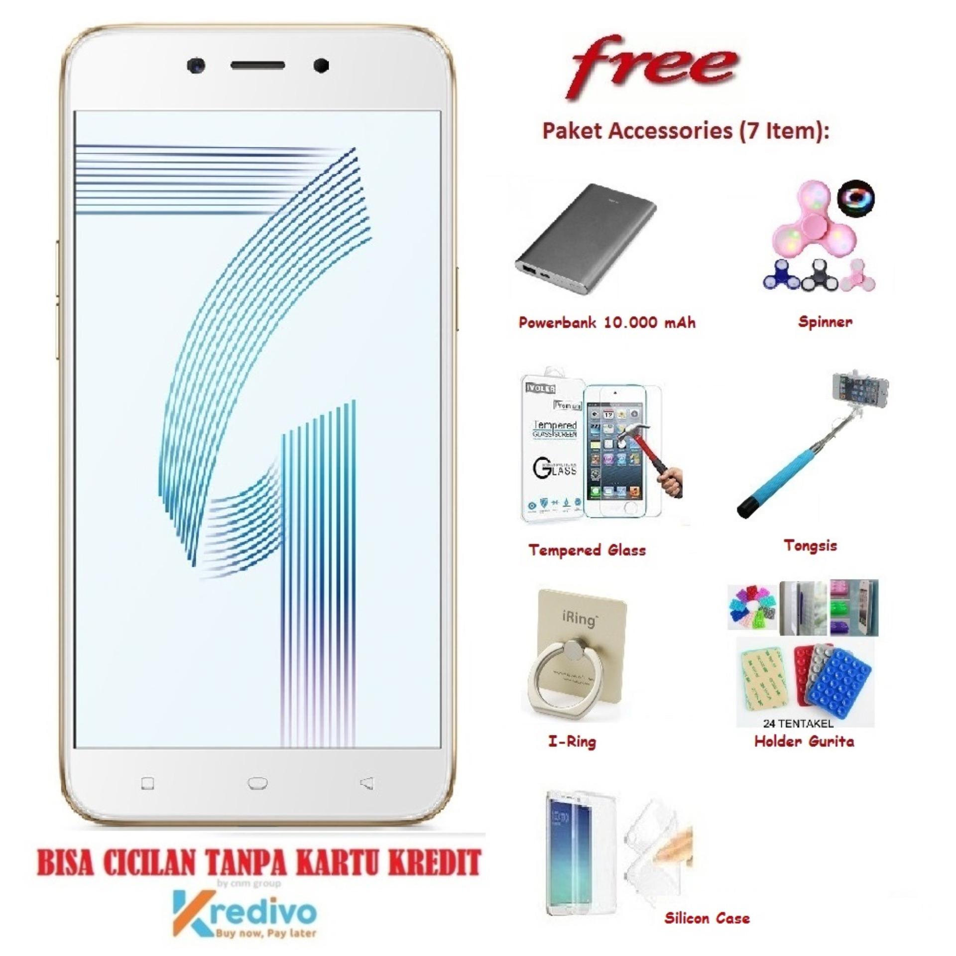 OPPO A71 [2/16GB] + Free 7 Item Accessories
