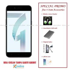 OPPO A71 - ROM 16GB, RAM 2GB + SPECIAL PROMO (Free 4 Item Accessories)