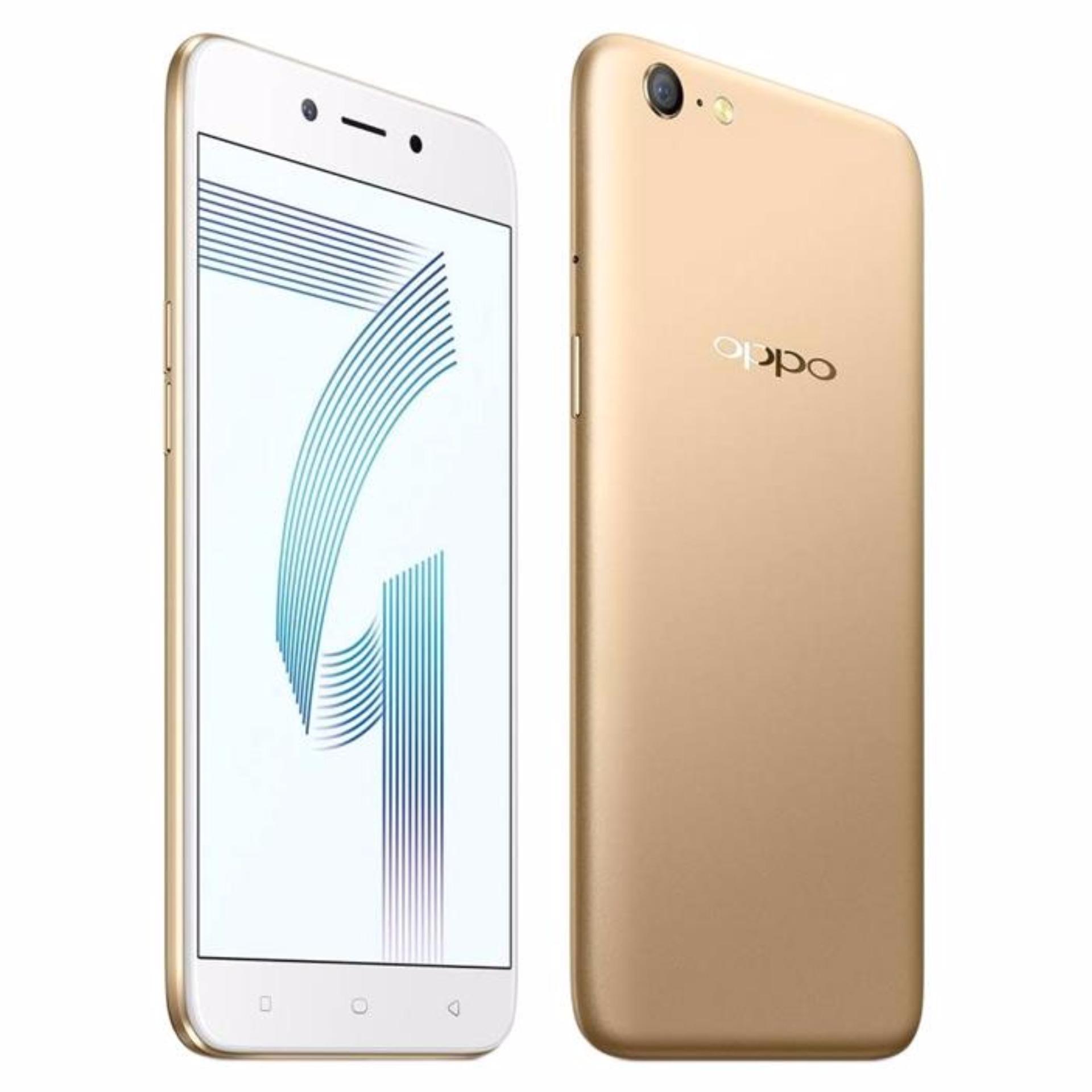 OPPO A71 Smartphone - Gold [2 GB/ 16 GB] + Free Tongkat Selfie