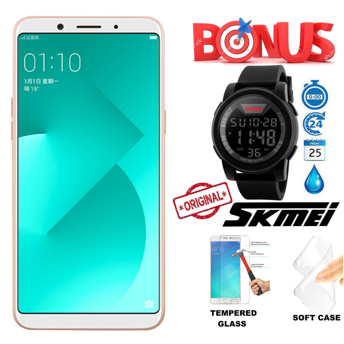 Oppo A83 3/32 GB - Gold Free SKMEI 1142A Cash Dan Kredit Oppo A83 3/32 GB - Gold Free SKMEI 1142A Cash Dan Kredit