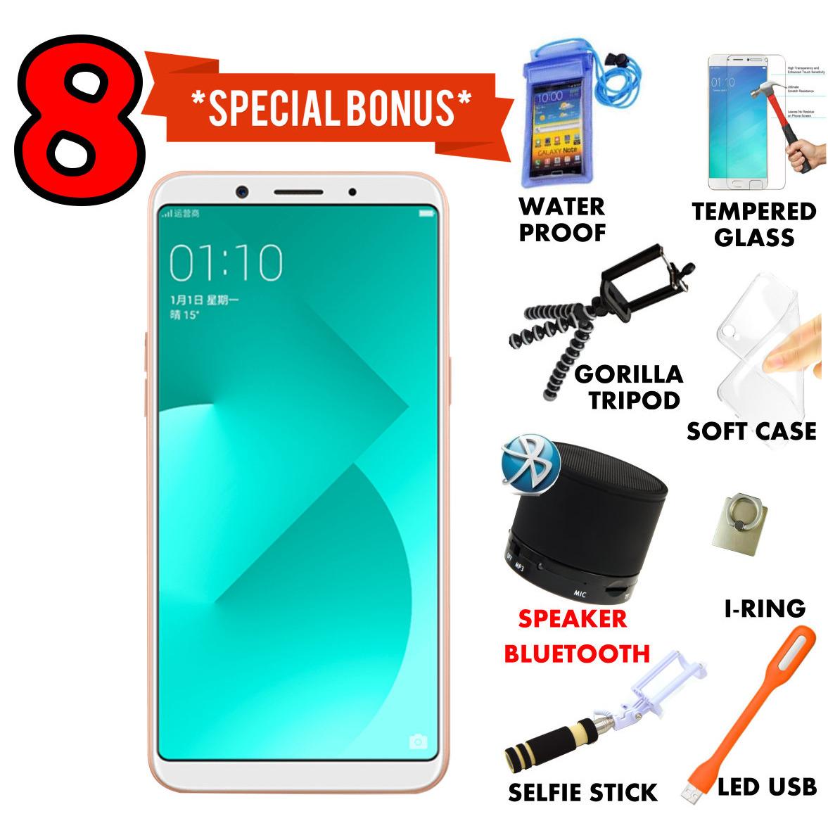 Oppo A83 3/32 GB - Gold Garansi Resmi Free 8 Bonus Item Menarik Cash Dan Kredit