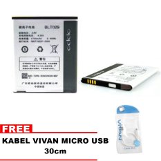 Oppo Baterai BLT 029 For OPPO R815 Clover /R1001 /Muse R821 + Gratis Kabel Vivan Micro Usb 30cm
