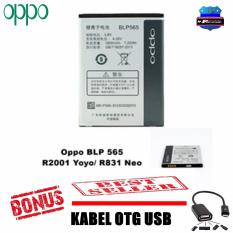 OPPO Battery BLP565 For OPPO YOYO R2001 / NEO R831 / R831K Original + Kabel OTG Micro USB