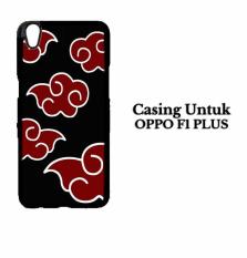 OPPO F1 PLUS Casing Naruto Akatsuki Cloud Emblem Hardcase Custom Case Cover