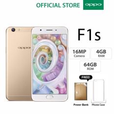 OPPO F1S SELFIE EXPERT RAM 4GB ROM 64GB - FREE POWERBANK