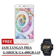 Oppo F1s Selfie Expert Smartphone - Gold - 32 GB + Free Jam Tangan Pria