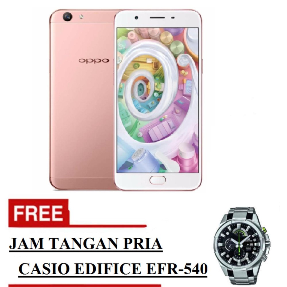 Oppo F1s Selfie Expert Smartphone -Rose Gold - 32 GB + Free Jam Tangan Pria Oppo F1s Selfie Expert Smartphone -Rose Gold - 32 GB + Free Jam Tangan Pria