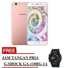Oppo F1s Selfie Expert Smartphone -Rose Gold - 32 GB + Free Jam Tangan Pria