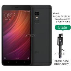 Xiaomi Redmi Note 4 Snapdragon - Ram 4GB - Rom 64GB - Garansi Resmi - Matte Black