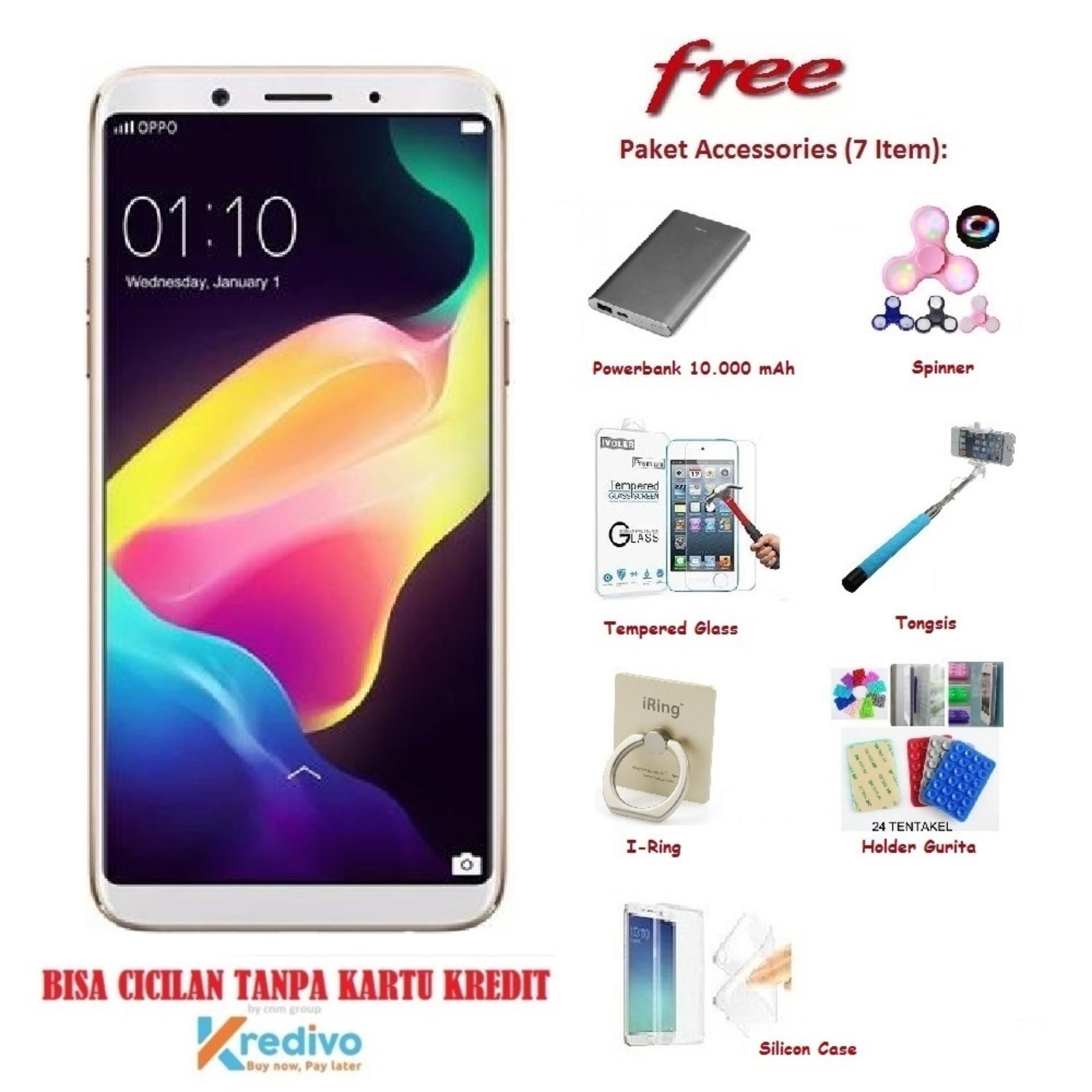 OPPO F5 - 32GB, RAM 4GB + Free 7 Item Accessories