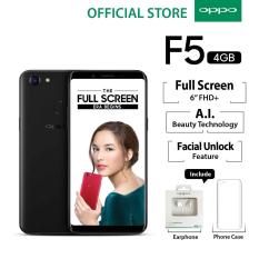Oppo F5 4GB/32GB Black – Smartphone Full Screen 6” FHD+ (Garansi Resmi Oppo Indonesia, Cicilan Tanpa Kartu Kredit, Gratis Ongkir)