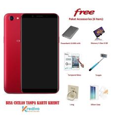 OPPO F5 6GB - ROM 64GB, RAM 6GB + Free 7 Item Accessories