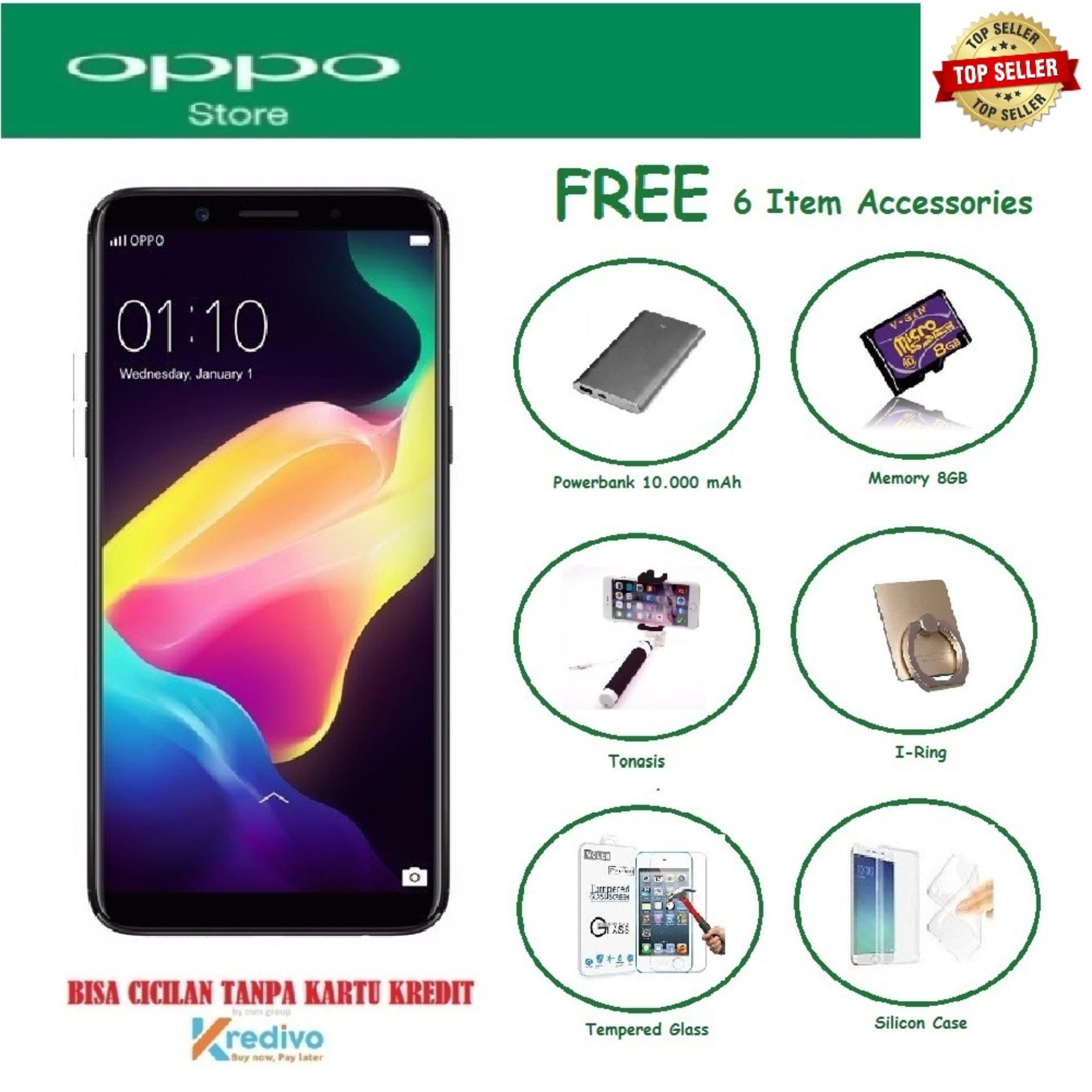 OPPO F5 Youth [3/32GB] + Free 6 Item Accessories