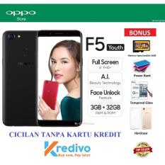 Oppo F5 Youth Ram 3GB/32GB - Cicilan Tanpa Kartu Kredit - Bonus 4 Items