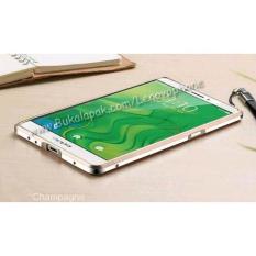 Oppo R7S Shining Stainless Bumper Case Free Temperedglass