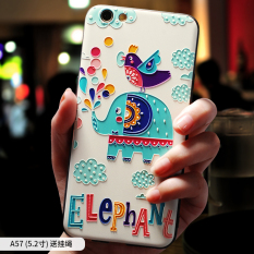 OPPOA57 Lucu Baru Soft Silikon All-Inclusive Handphone Shell