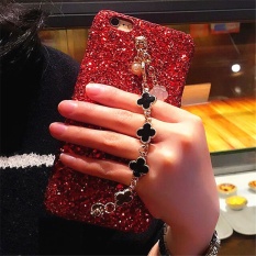Setiap Hari Harga Spesial oppoR9s Fortun Leave gelang Casing HP r11 merah muda kelap Kelip Hardcase R9plus Gaya barat anti jatuh r9 perempuan