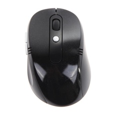 Mouse Optik Wireless USB Receiver RANCANGAN RF 2.4G (Hitam)-Intl