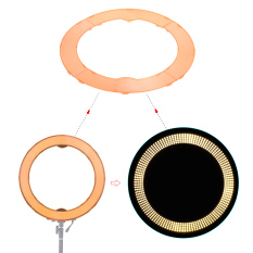 Orange Flash Speedlite Light Kit Filter Warna untuk Andoer LA-650B LA-650D FA-75D FA-75C untuk Neewer 600 W 5500 K Flash Bundar Cahaya outdoorfree