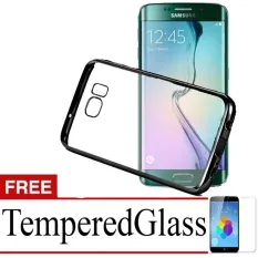 ori Case Ultrathin Shining Chrome for samsung galaxy s5 - Black - Free Tempered Glass