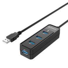 Orico Ultra Mini USB 3.0 High Speed HUB 4 Port 30CM Cable - W5PH4-U3 - (Black)