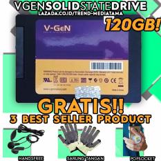 Original 100% V-GEN SSD SATA 3 - Solid State Drive Free Handsfree Headset + Sarung Tangan + Pop Socket