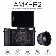 Asli AMKOV CDR2 Digital Kamera Video Camcorder 800 W Pixel 3 Inch TFT Layar dengan UV Filter 0.45X Super Wide Angle Lens-Intl
