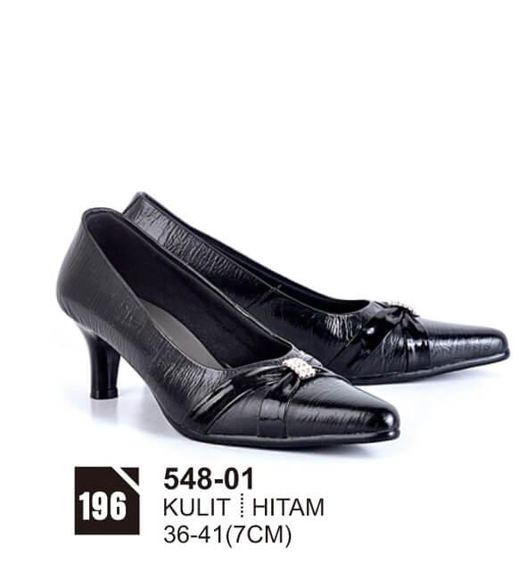 Original Azzurra Jual Sepatu Formal / Kerja / Pesta Wanita 548-01 Warna : Hitam Terbuat dari Bahan : Kulit