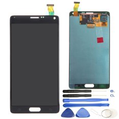 Asli LCD Hitam Layar Sentuh Digitizer untuk Samsung Galaxy Note 4 N910F N910A N910P N910T-Intl