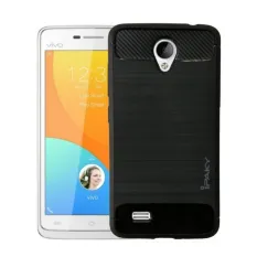 original ipaky shockproof hHybrid Back Case for Vivo y21 - Black