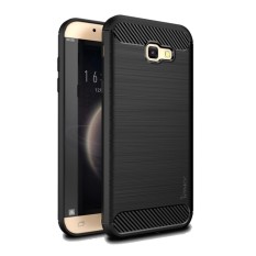Original Lazada Case Ipaky Shockproof Carbon Hybrid For Samsung Galaxy A520 / A5 2017 - Hitam
