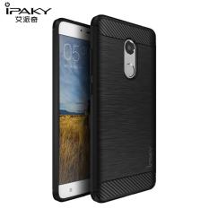 Original Lazada Case Ipaky Shockproof Carbon Hybrid For Xiaomi Redmi Note 4 / Note 4x - Hitam